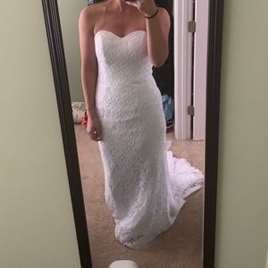 Sweetheart Full Lace Mermaid wedding dress